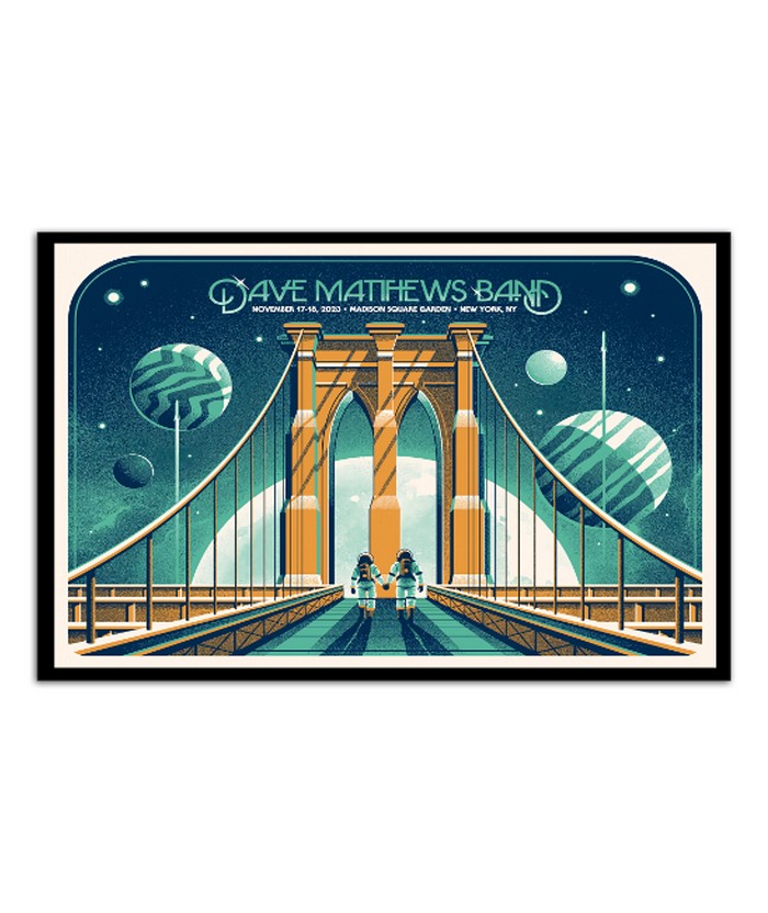 Dave Matthews Band November 17-18, 2023 Madison Square Garden, New York City, NY Poster