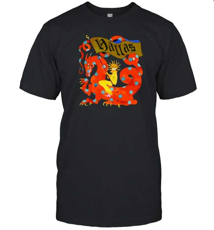 hallas flower knight shirt_2