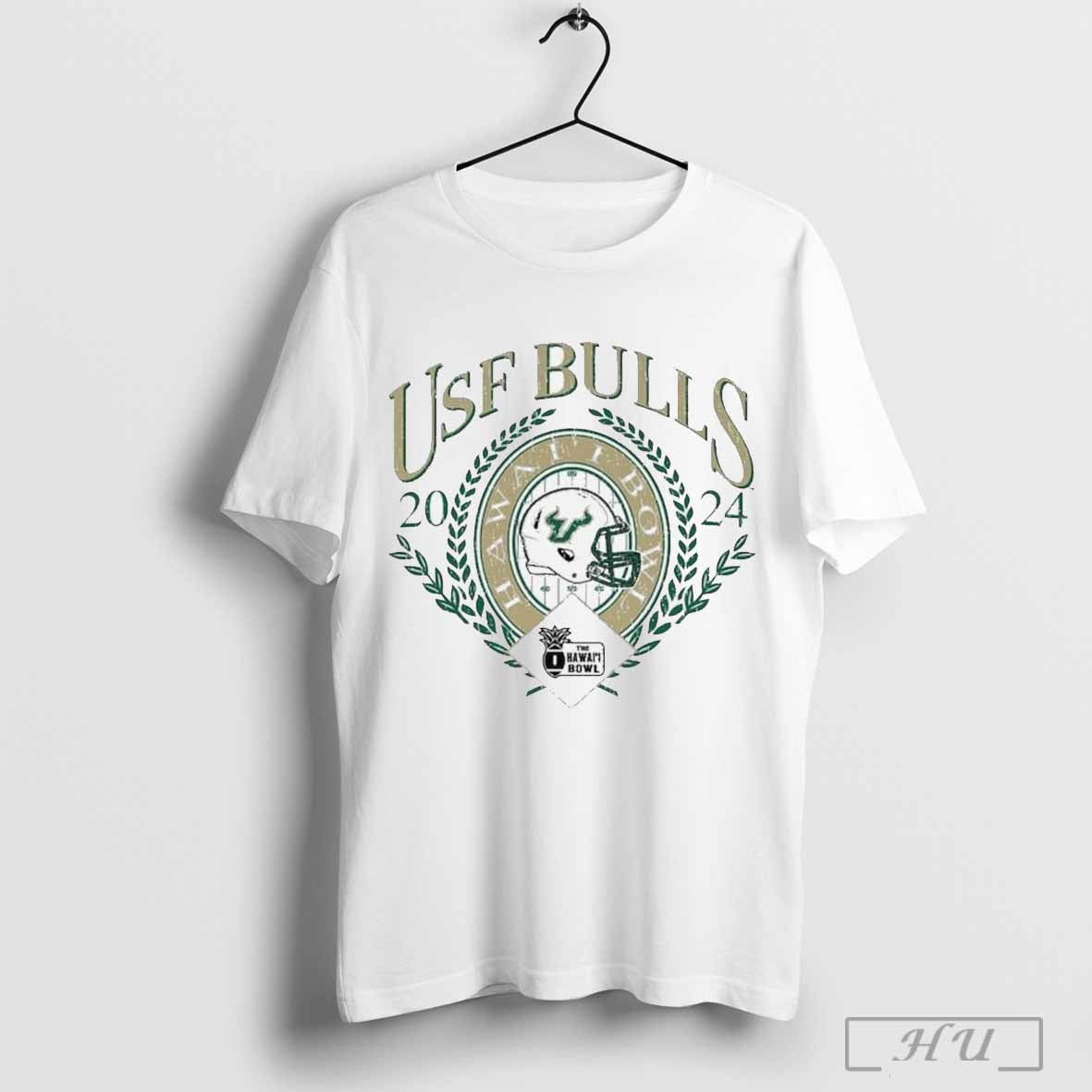 South Florida Bulls 2024 Hawaii Bowl Helmet T Shirt