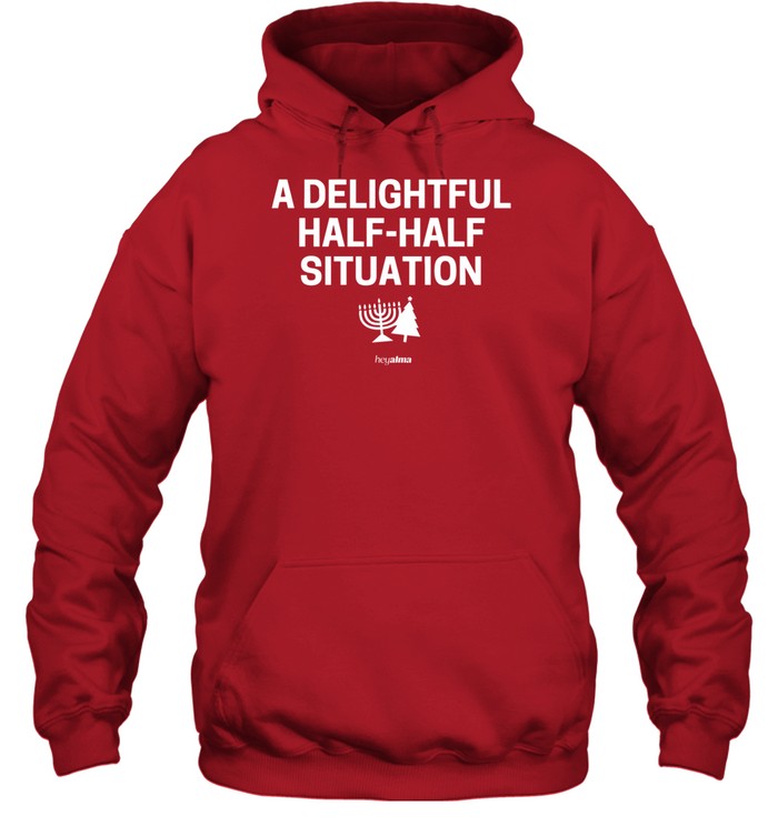 A Delightful Half-Half Situation Hoodie