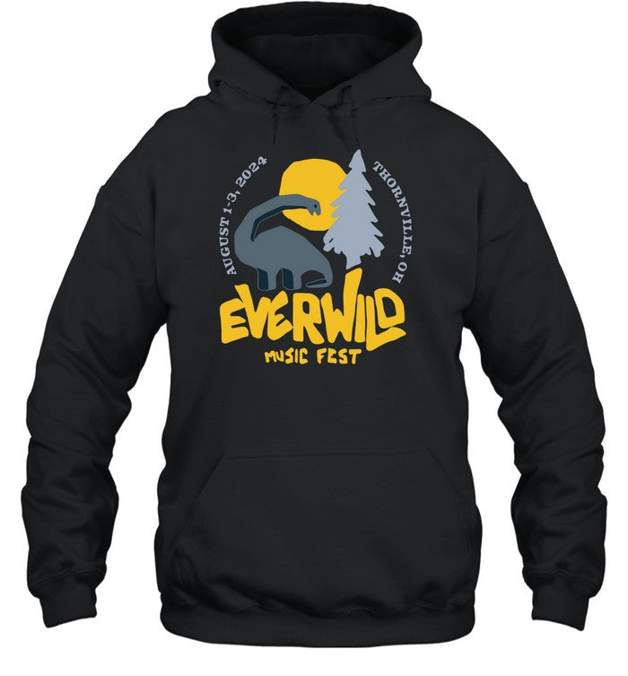 Everwild Music Festival Dinosaur Concert Shirt