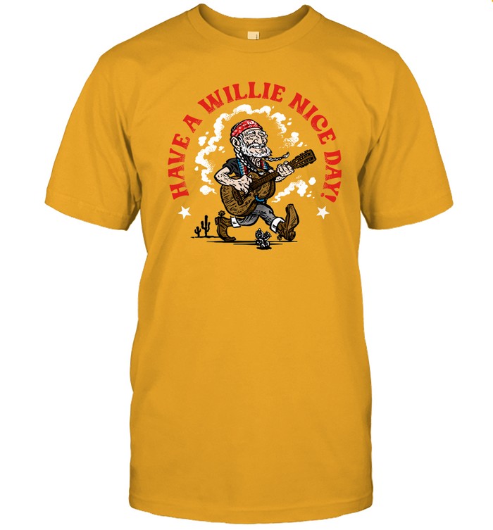2024 Willie Nelson Have A Willie Nice Day Cartoon Shirt