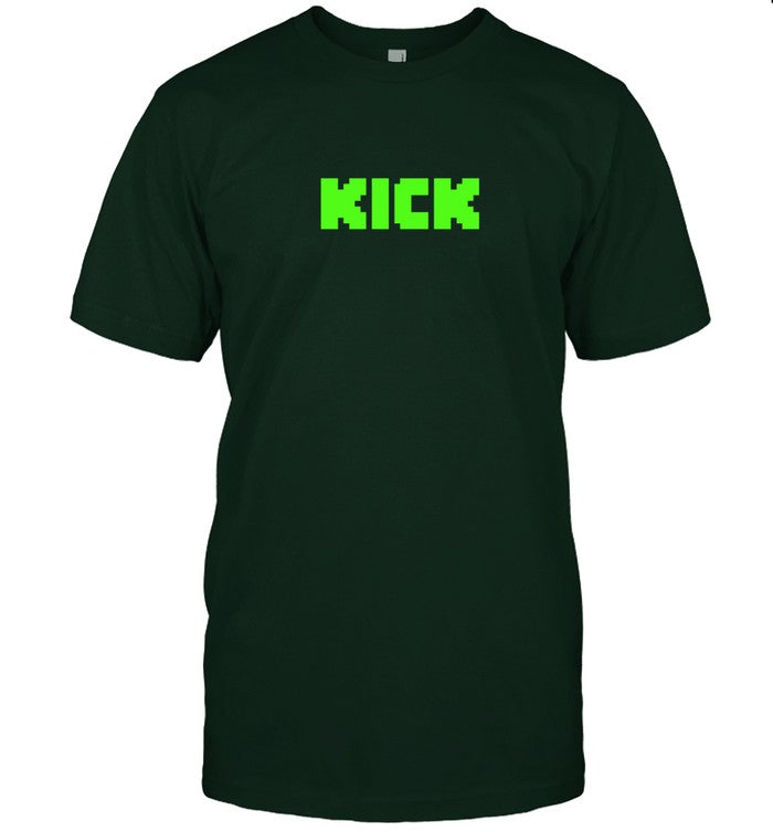 Kick Green Logo Black Hoodie