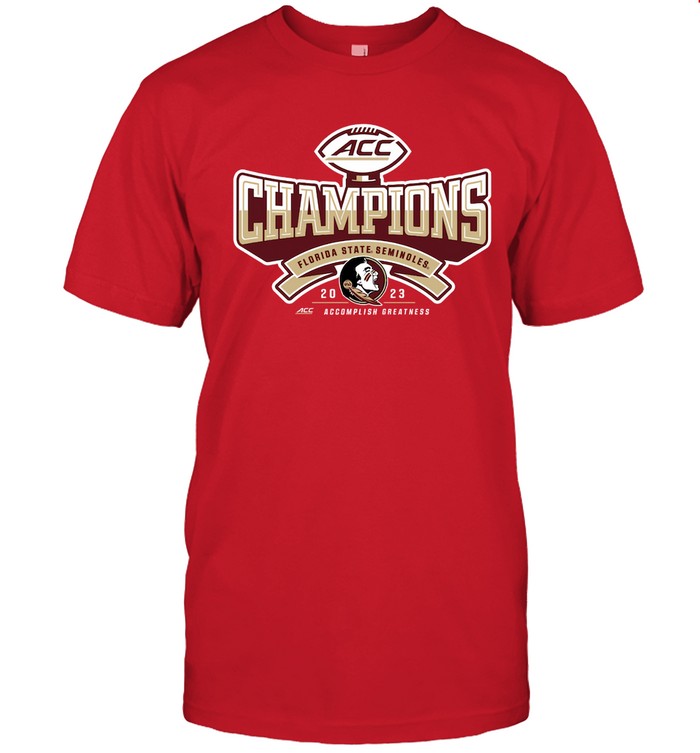 Florida State Seminoles Blue 84 2023 ACC Football Conference Champions Shirt