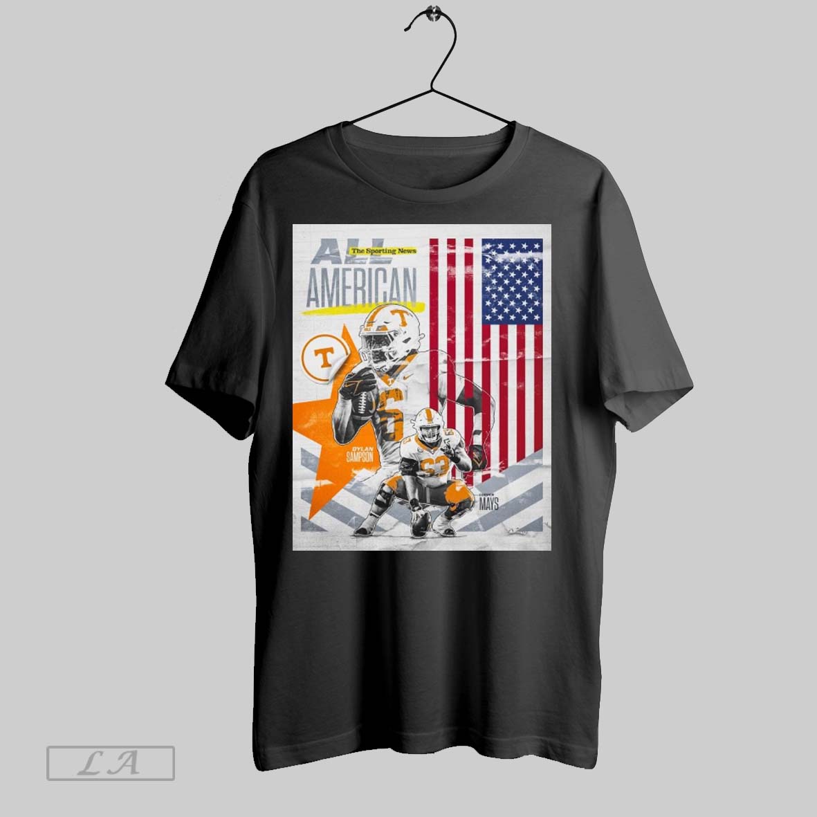 Tennessee Vols Dylan Sampson And Cooper Mays All American The Sporting News Poster T Shirt