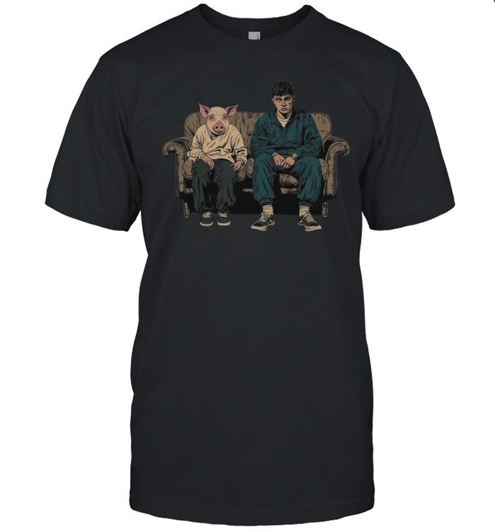 Limited Ren Couch And Pig Shirt