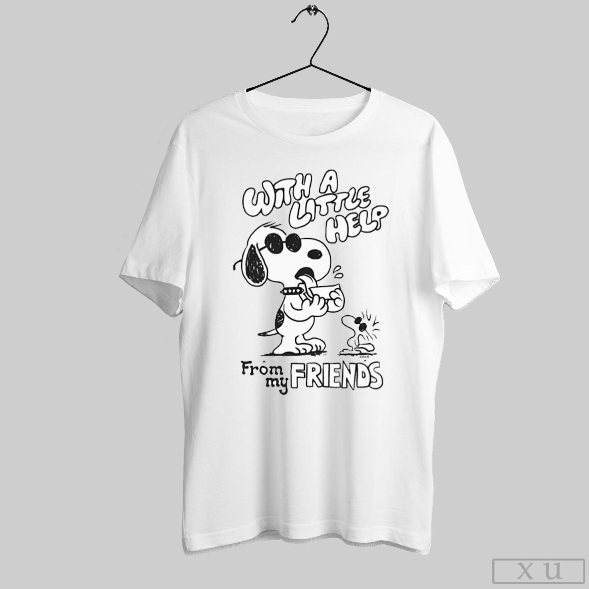 Snoopy With A Little Help From My Friends Shirt
