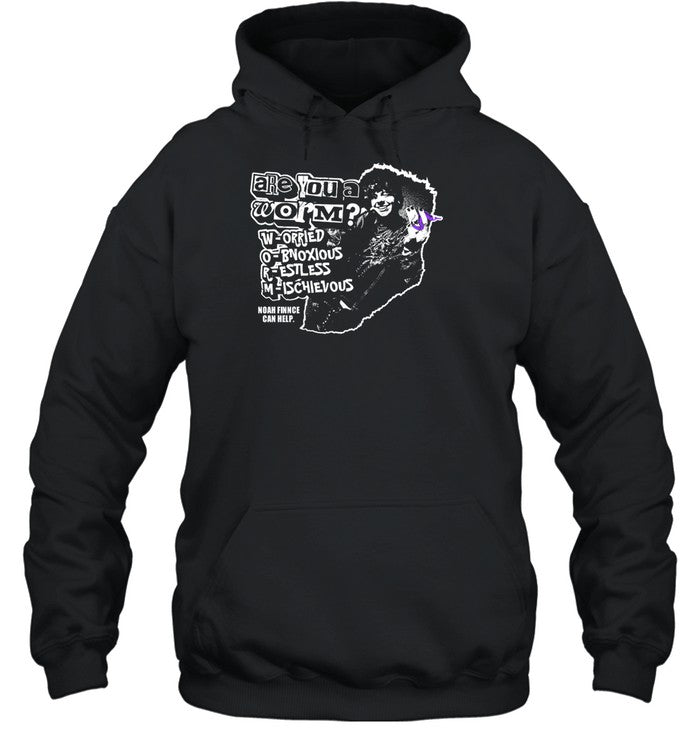 Noahfinnce Are You A Worm Hoodie