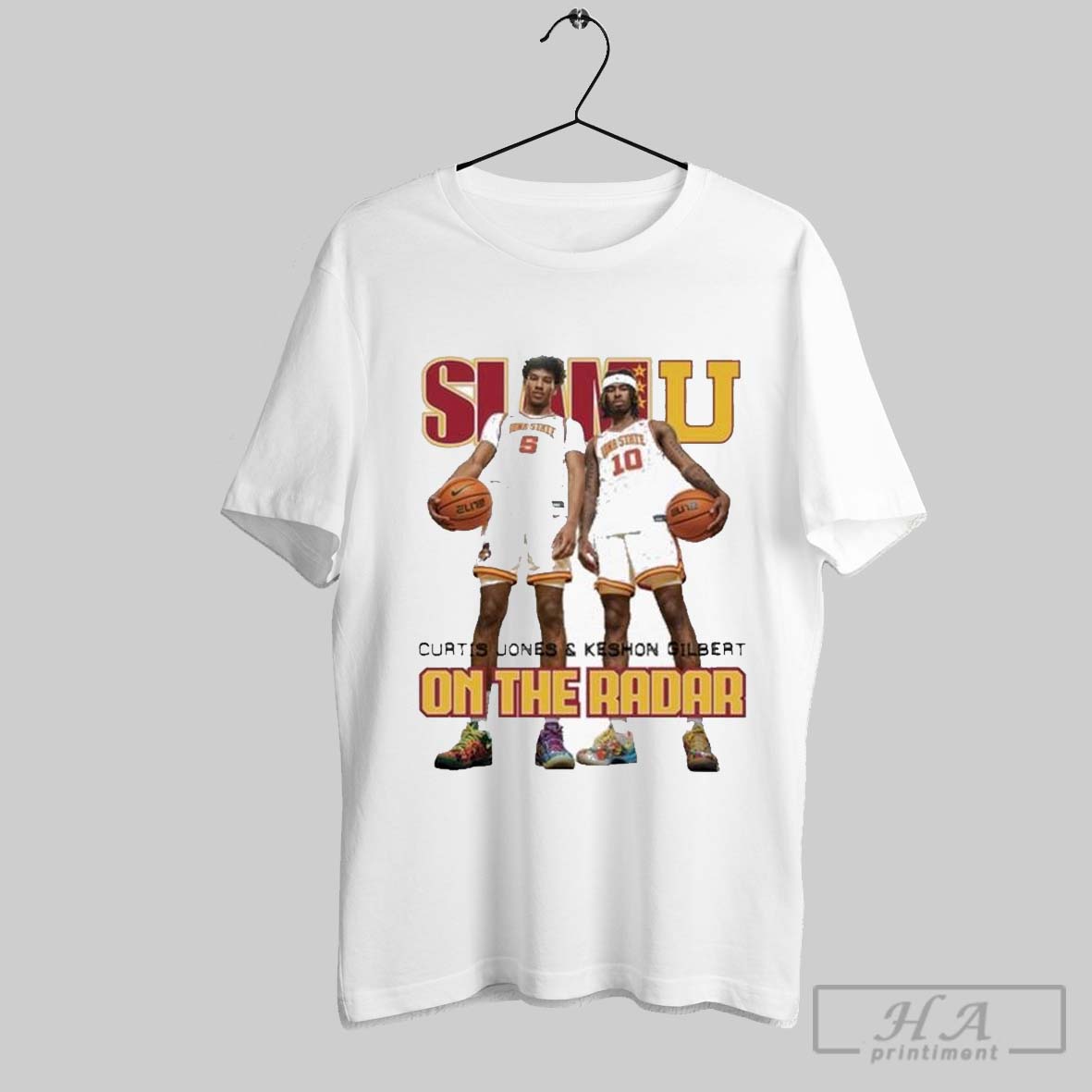 Slamu Iowa State Cyclones Curtis Jones Keshon Gilbert On The Radar T Shirts