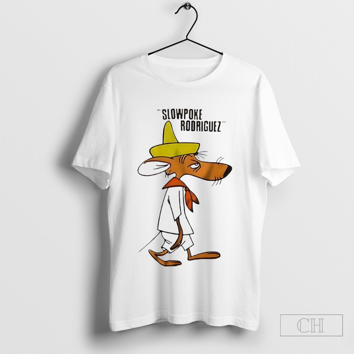 Slowpoke Rodriguez cartoon mouse shirt