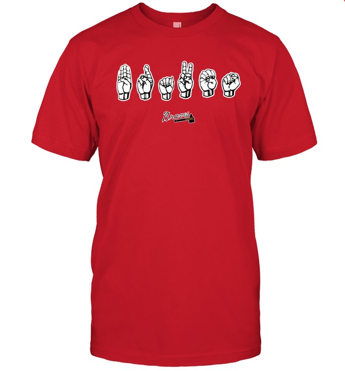 Atlanta Braves Logo ASL Braves T Shirt