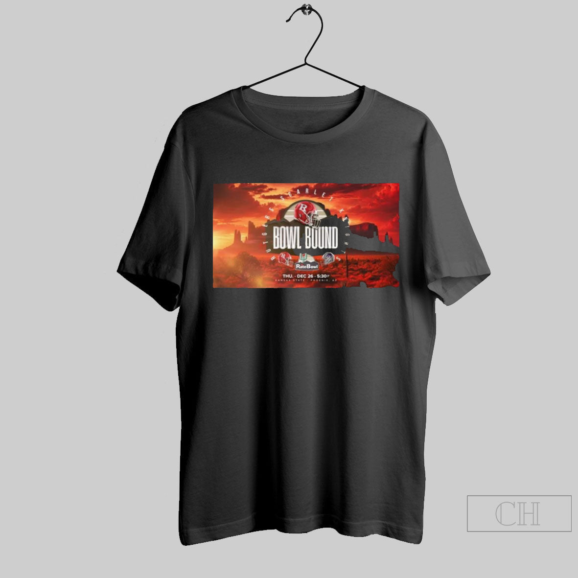 Rutgers Scarlet Knights Vs Kansas City Wildcats Bowl Bound Rate Bowl Thu Dec 26 Poster T Shirt