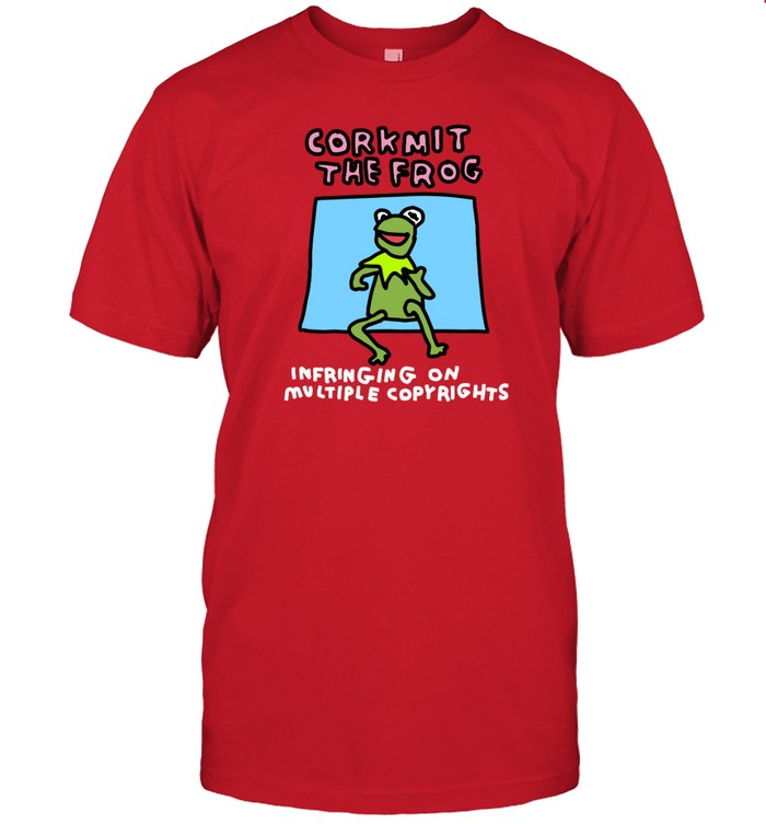 kermit the frog infringing on multiple copyrights shirt