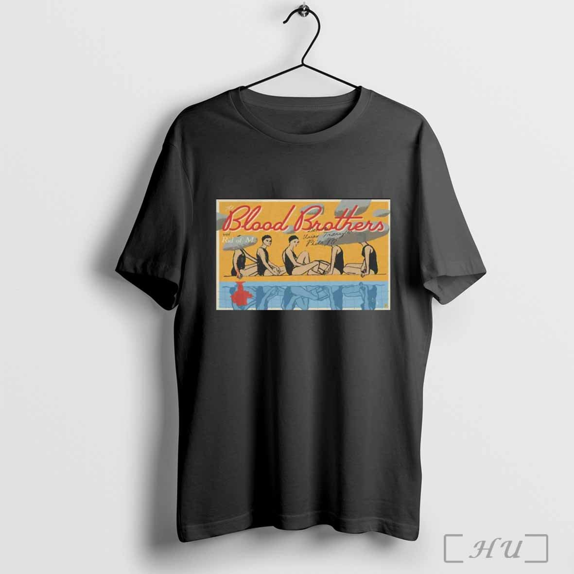 Poster Tour 2024 The Blood Brothers Union Transfer Philadelphia PA T-shirt