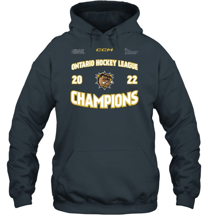 2022 OHL Champions Hamilton Bulldogs Tee