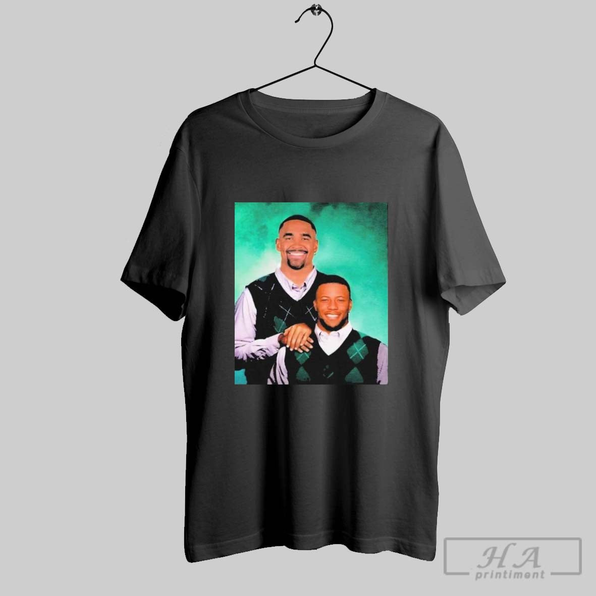 Saquon Barkley And Jalen Hurts Step Brothers Philadelphia Eagles Philly T Shirts