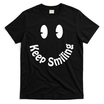 Devon Rodriguez Wearing Keep Smiling T-Shirt