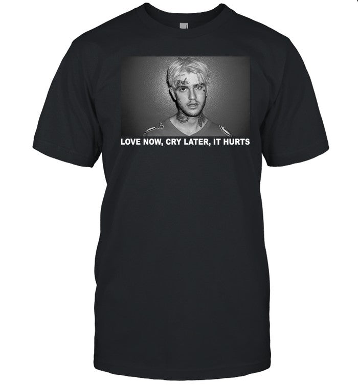 Dj Cloonee Wearing Love Now Cry Later It Hurts Lil Peep Shirt