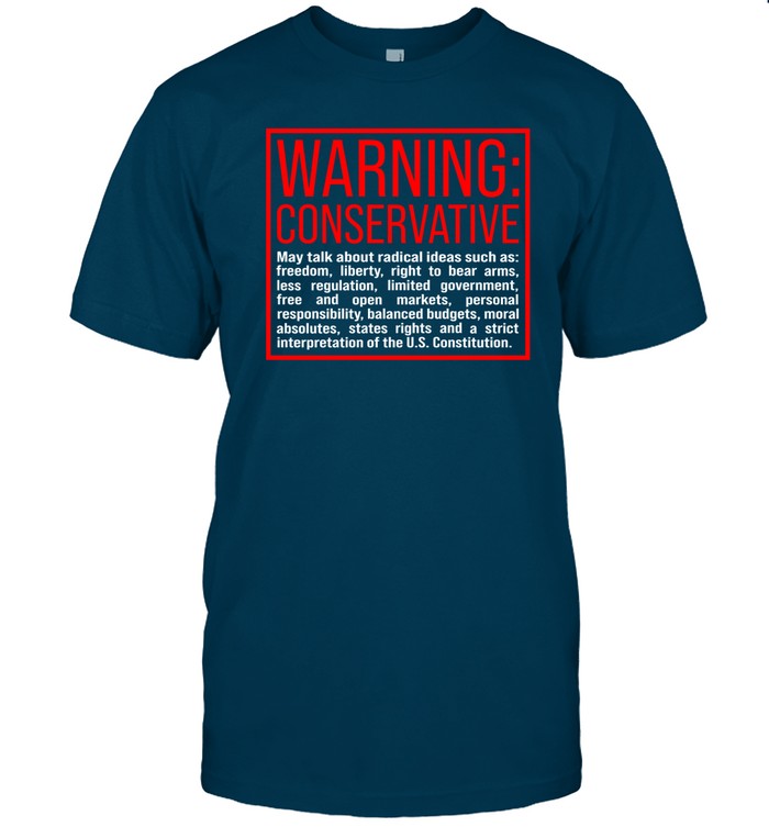 Warning Conservative May Talk About Radical Ideas Such As Hoodie