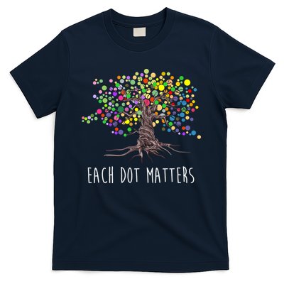 Each Dot Matters Colorful Unity Tree T-Shirt