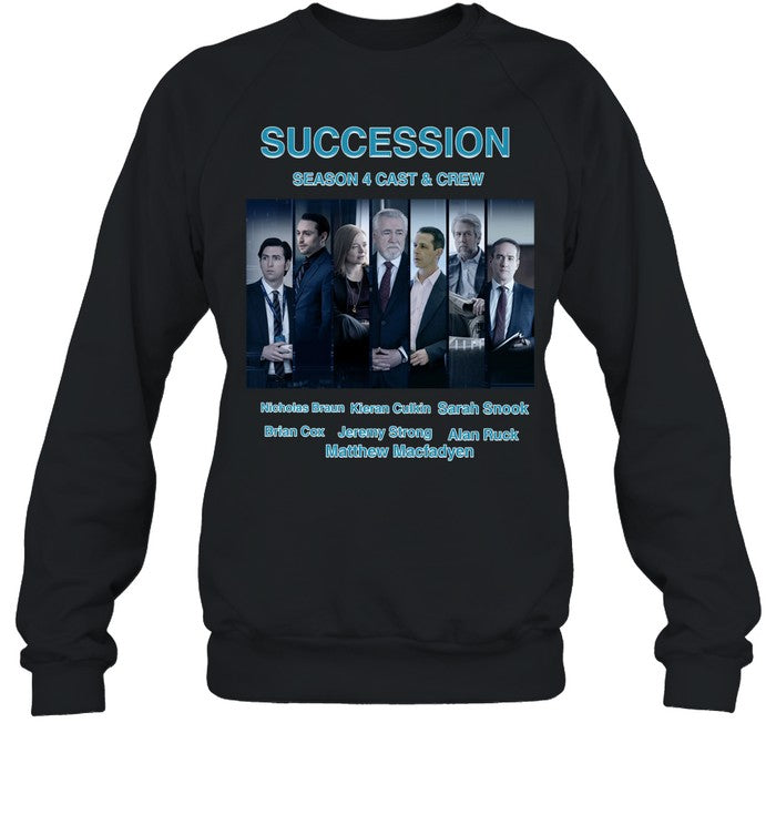 Succession Season 4 Cast & Crew Nicholas Braun Kieran Culkin Sarah Snook Hoodie