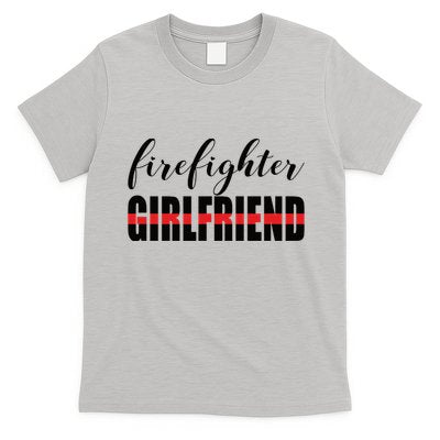 Firefighter Girlfriend - Thin Red Line Fireman Love T-Shirt