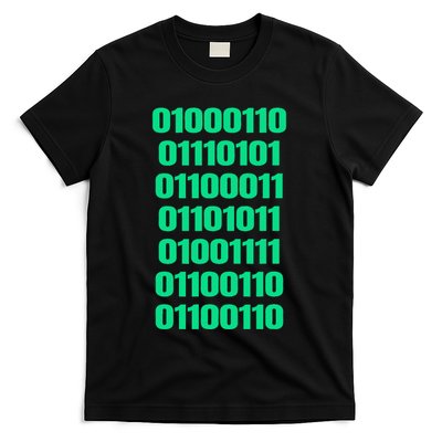 Fuck Off In Binary Code T-Shirt