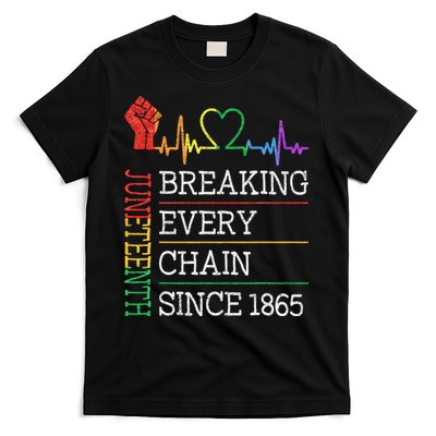 Juneteenth Breaking Every Chain Since 1865 T-Shirt