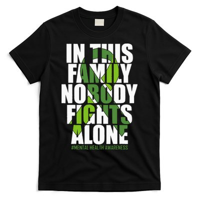 Mental Health Awareness Ribbon Family You Matter Kindness T-Shirt