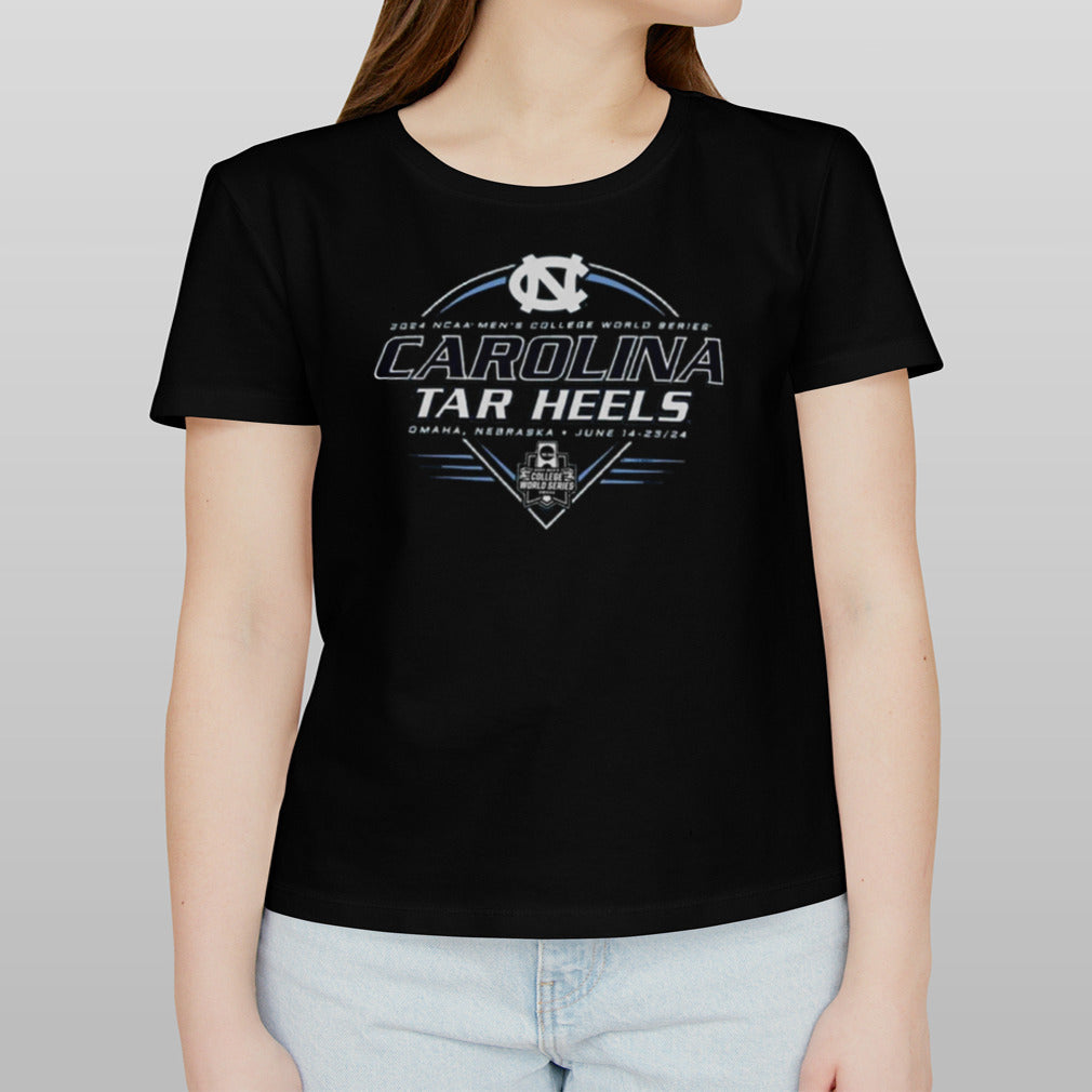 omaha, NE North Carolina Tar Heels 2024 Men’s College World Series shirt