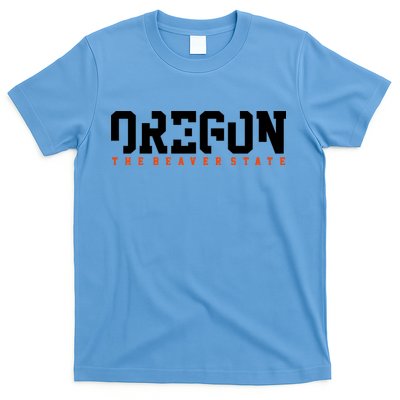 Oregon The Beaver State Cool Logo T-Shirt