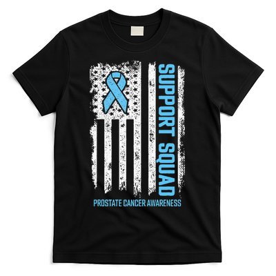 Prostate Cancer Flag Support Squad Prostate Cancer Awareness T-Shirt