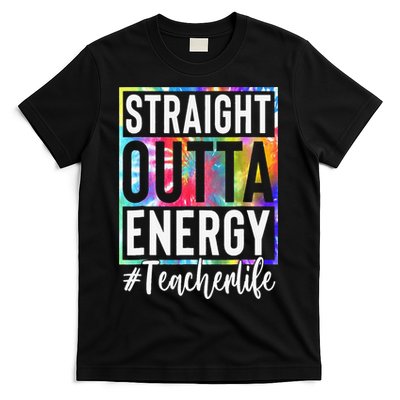 Paraprofessional Straight Outta Energy Teacher Life Gifts T-Shirt