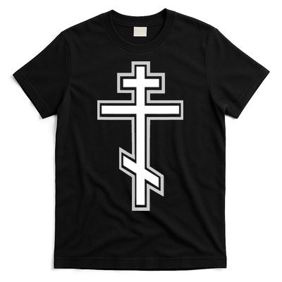 Russian Orthodox Cross Crucifix Christian T-Shirt