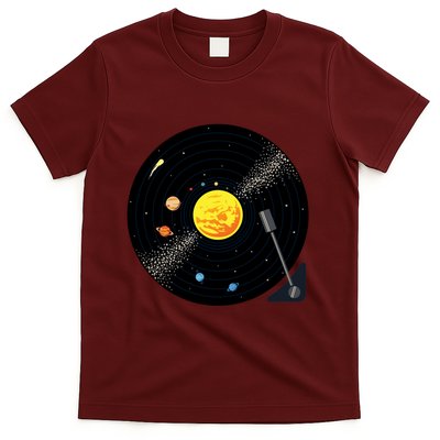 Solar System Vinyl Record Active T-Shirt