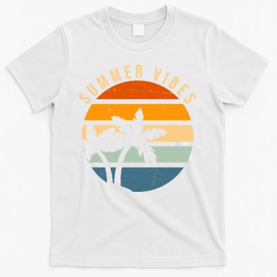 Summer Vibes Retro Sunset Tropical T-Shirt