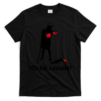 Tis But A Scratch Monty Python Holy Grail Vinyl T-Shirt