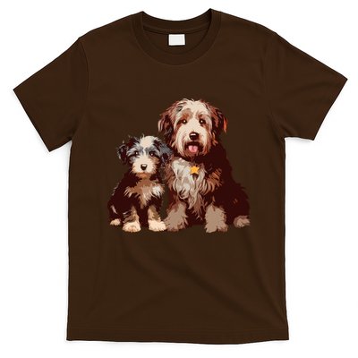 Two Bob Tail Dogs T-Shirt