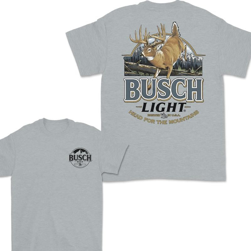 Limited Busch Light Deer Label 2 Side Shirt, For Women, For Men