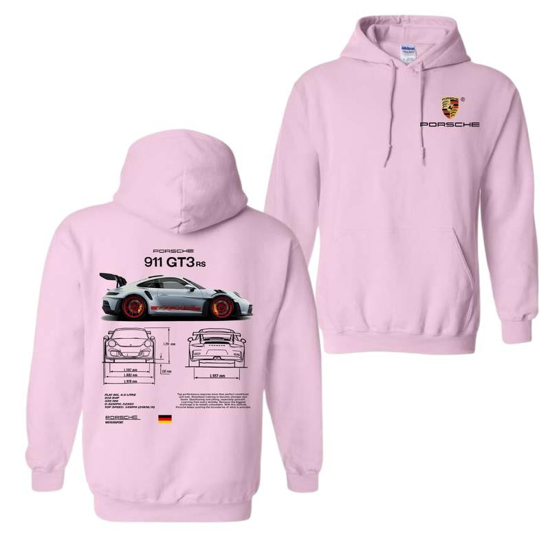 Porsche 911 GT3 RS Aesthetic Hoodie, Hoodies For Man And Women
