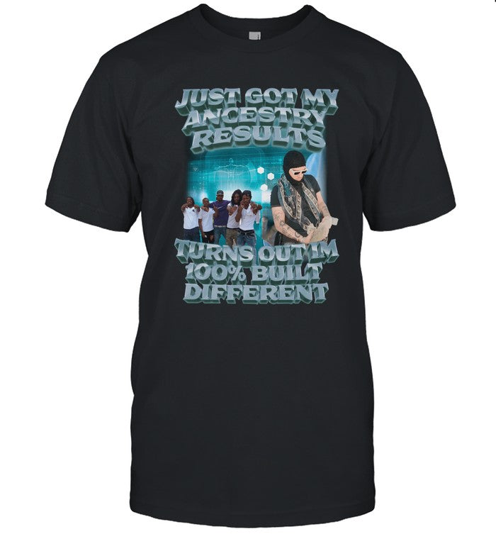 Swag Stimulus Just Got My Ancestry Results Turns Out Im 100 Built Different Shirt