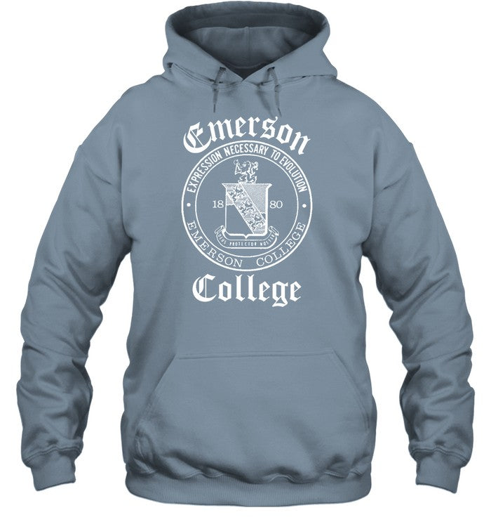 Emerson College Expression Necessary To Evolution Hoodie