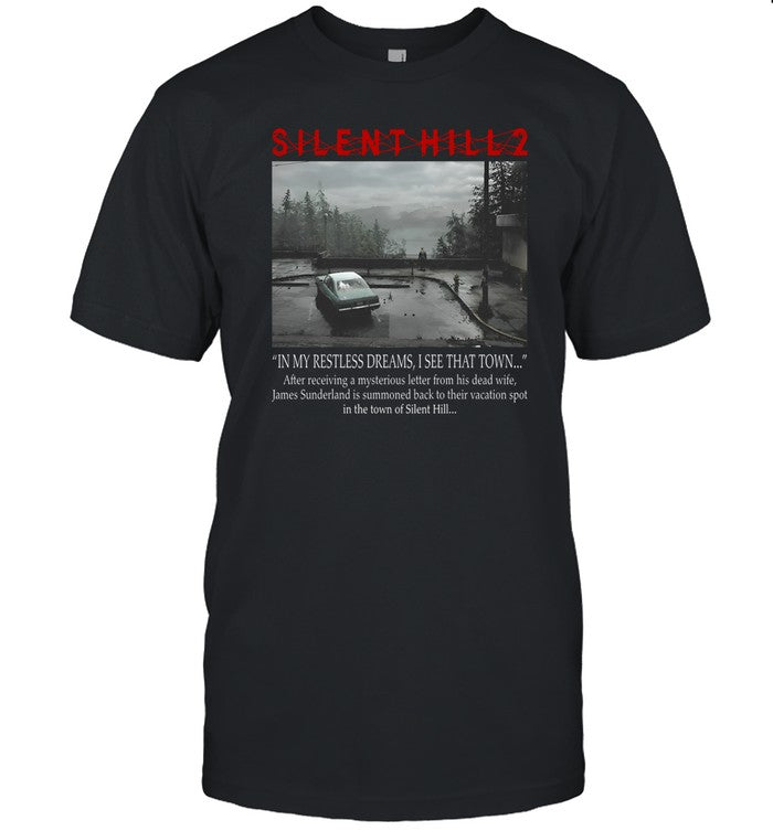Konami Silent Hill 2 In My Restless Dreams, I See That Town T Shirt