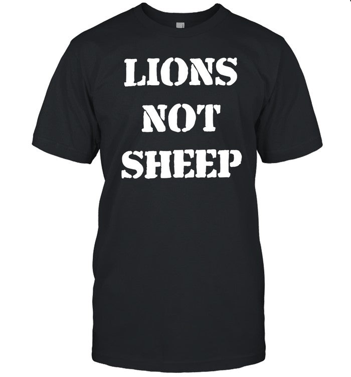 Julian Edelman Wearing Lions Not Sheep Shirt