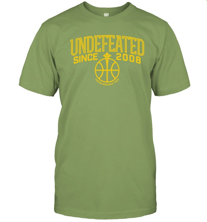 Fresh Brewed Tees Undefeated Since 2008 Shirt