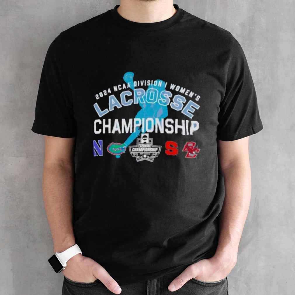 2024 Division I Womenâ€™s Lacrosse Championship Four Team Shirt