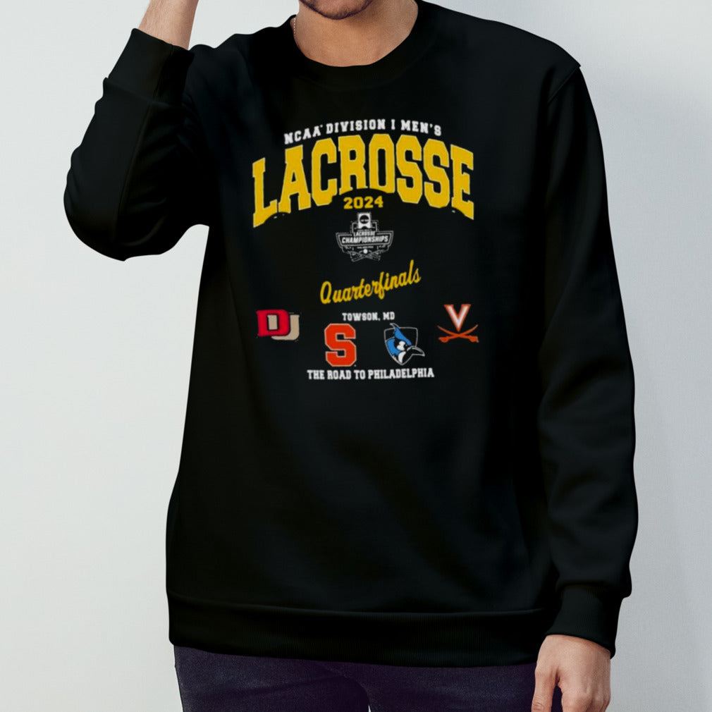 2024 NCAA Division I Menâ€™s Lacrosse Quarterfinals Towson The Road To Philadelphia Shirt