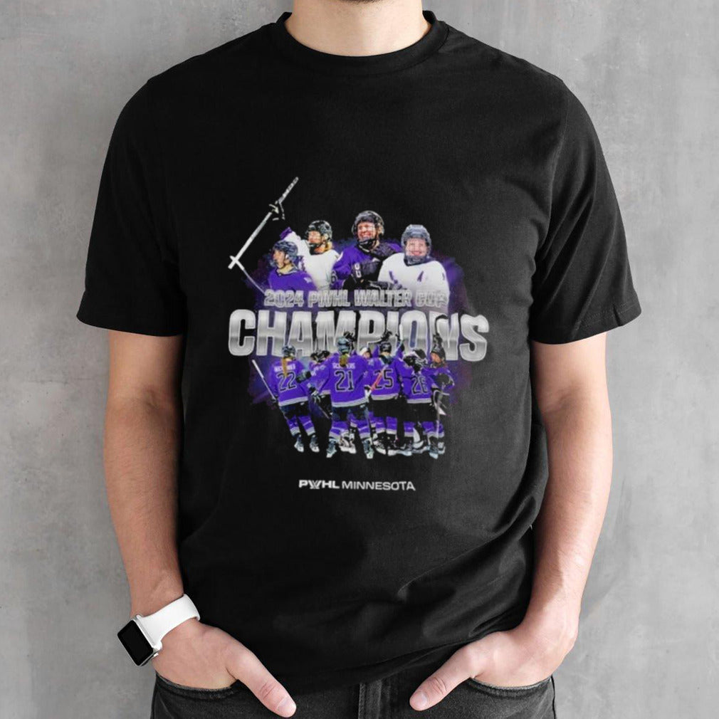 2024 PWHL Walter Cup Champions Minnesota shirt