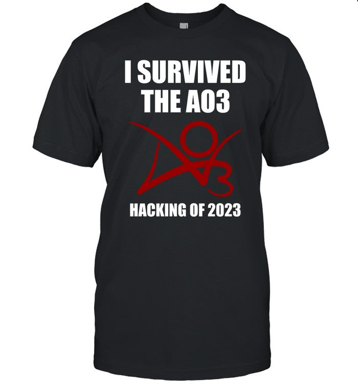 I Survived The Ao3 Hacking Of 2023 Hoodie