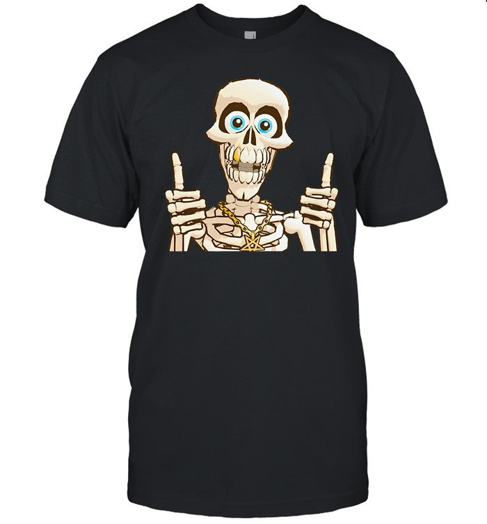 Bruh Tees Donpollo Skull Hoodie